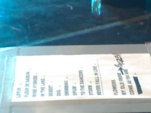 The Playlist! Can you read it?