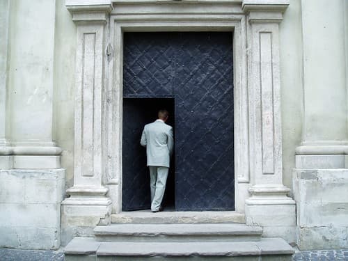 the Door