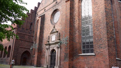Danemark, Copenhague, Helligåndskirken, l'église du Saint-Esprit sur Strøget (Amagertov), 1880