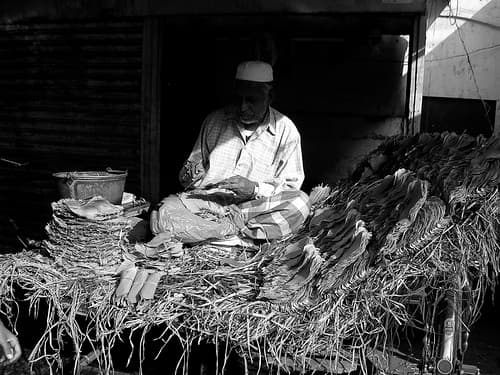 Marché Hyderabad Inde 2004