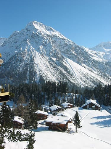 Wintertime in Davos