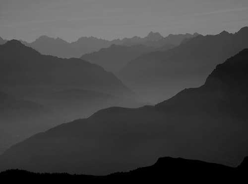 Le Valgaudemar dans la brume