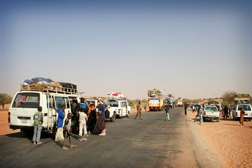 1 Year ago: minivan to Agadez