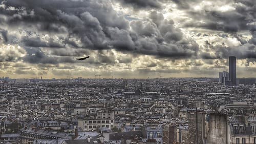 Paris desde el mirador del Sacré Coeur, Francia