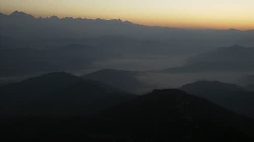 Himalaya from Nagarkot, Nepal