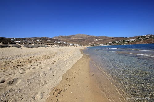 Plage de Panormos, Mykonos, Cyclades, Grèce