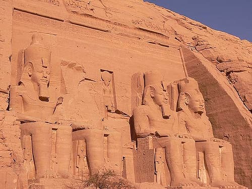 Abou Simbel. Assouan, Egypte.