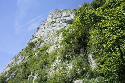 La roche de Veyrand - seconde partie de la via ferrata