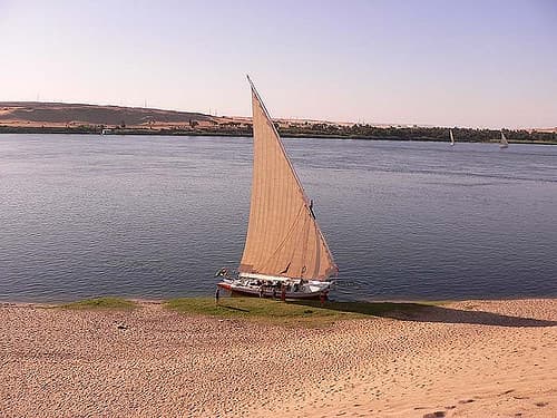 Felouque. Assouan, Egypte.