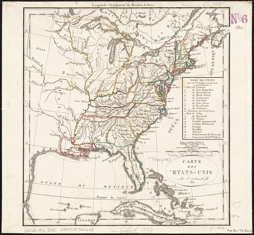 Carte des Etats-Unis