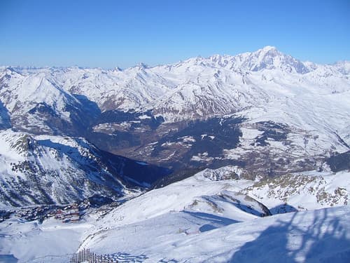 View from Aiguille Rouge, Les Arcs