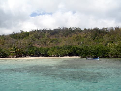 Plage du Trapèze sur l'Ilet Chancel