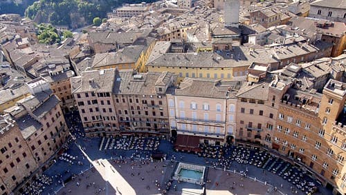 Sienne vu d'en haut