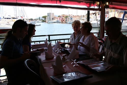 Port Grimaud lunch
