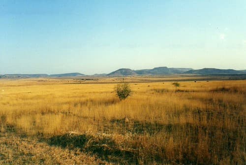 The RN7 between Sakaraha and Isalo