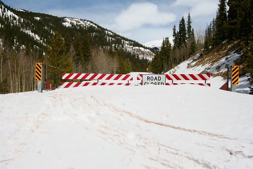 Independence Pass road closure