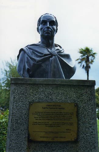 Simon Bolivar in Castro, Chiloe