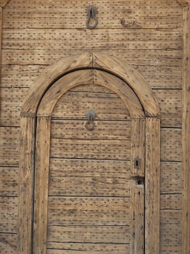 Porte dans la vieille ville de Damas