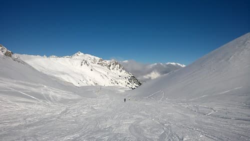 Heading Down "Plan Vert" Towards Arc 2000