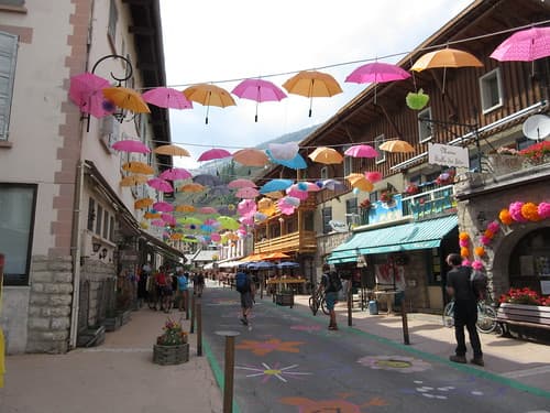 Main street in Abriès