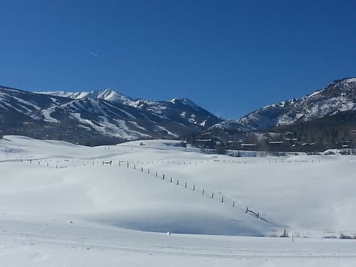 Cross-Country Skiing Near Aspen Colorado - Snowmass Course Hills