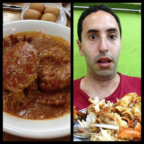 Chili Crab at No Signboard in Geylang - Singapore