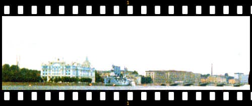 Russie, St Petersbourg, old film