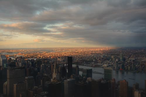 Sunset in New York - Atardecer en Nueva York