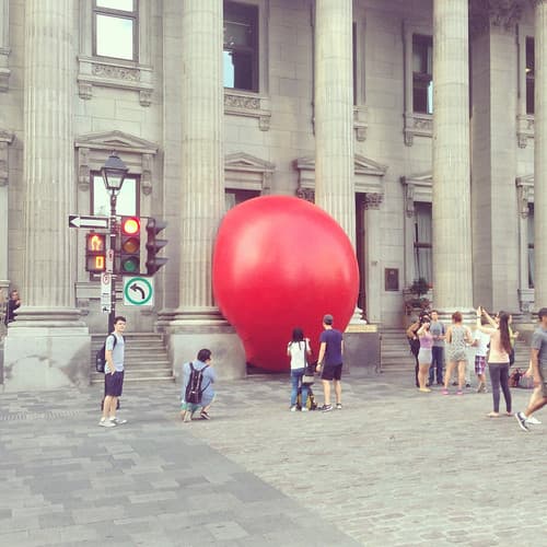 Kurt Perschke, RedBall Montréal, 5 septembre 2014