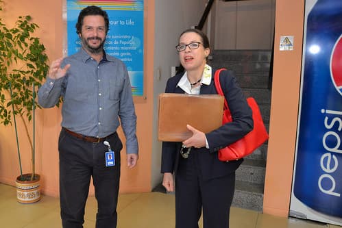 Emb. Keiderling visita Colonia del Sacramento