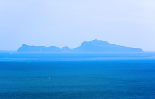 Capri. View from Naples