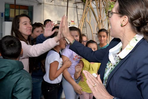 Emb. Keiderling visita Colonia del Sacramento