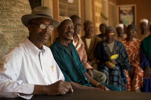 The sub prefect and the elders of Toukonou