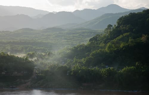 Sunset in Luang Prabang