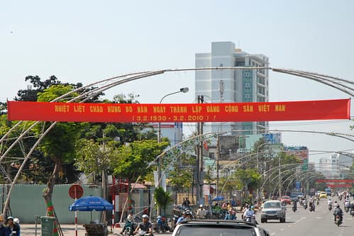 Dans la ville de Da Nang