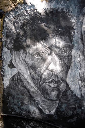 Vincent Van Gogh painted portrait _DDC0085