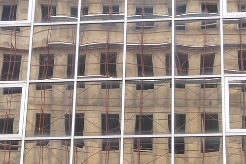 Reflected Construction - Ouagadougou - Burkina Faso