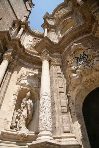 España, València : Catedral de Santa María de Valencia : " Puerta de los Hierros " 1238.