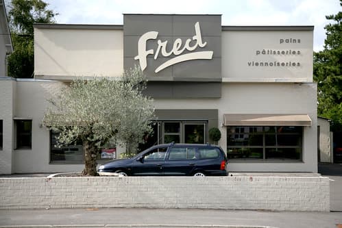 France, Pas-de-Calais, Cucq -Trépied - Stella Plage : architecture " Fred, boulangerie "