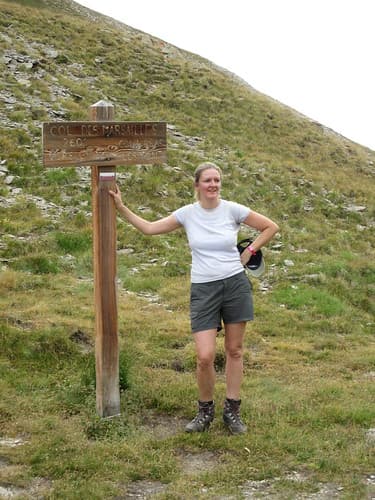 Philippa at Col de Marsailles