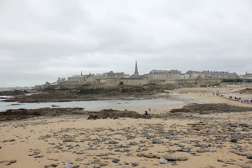 Saint Malo beach