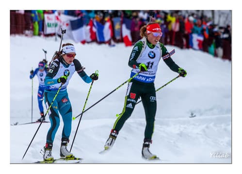 5 - BRAISAZ Justine (FRA) - 11 - DAHLMEIER Laura (GER)