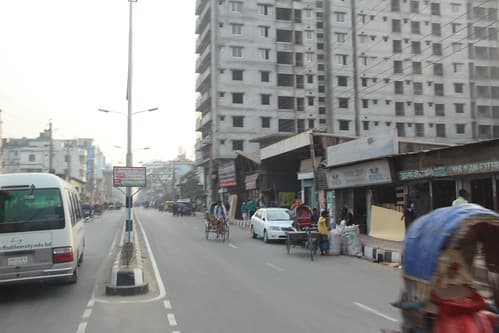 Bangladesh Street Near Dhaka
