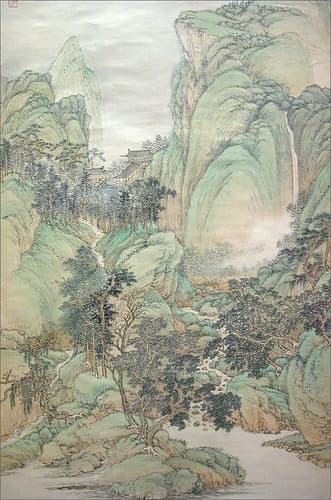 Paysage de Wang Hui (Shanghai Museum, Chine)