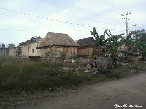 Village Maya, péninsule du Yucatàn, Cobà, Mexique
