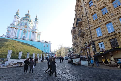 Andriyivskyy Descent, Kiev. Ukraine