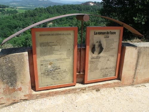 Roussillon - Sentier des Ocres - Le roman de l'ocre