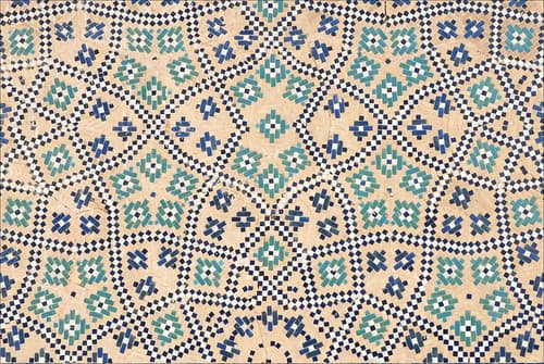 Décor de la médersa d'Abdullah Khan (Boukhara, Ouzbékistan)