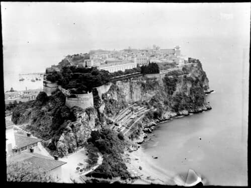 Le rocher de Monaco, avril 1904