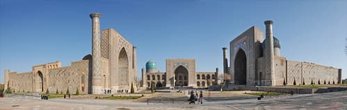 Le Registan à Samarcande (Ouzbékistan)